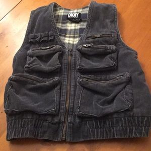 DKNY corduroy unisex vest